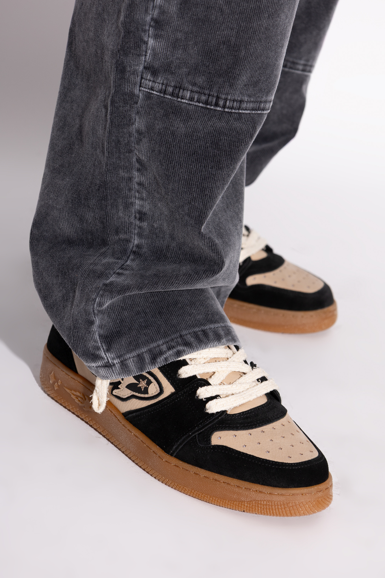 スニーカー ENTERPRISE JAPAN EJ EGG ROCKET - Leather trainers with logo EJ EGG ROCKET WHITE SNEAKERS – Enterprise Japan